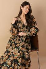 TIME TO EVOLVE WOVEN MIDI DRESS - By Baano