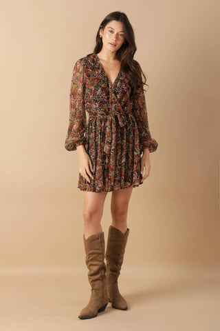 JUST CAN'T WAIT WOVEN MINI DRESS - By Baano