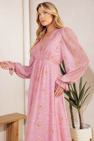 RIPPLES OF TIME WOVEN MAXI DRESS - By Baano