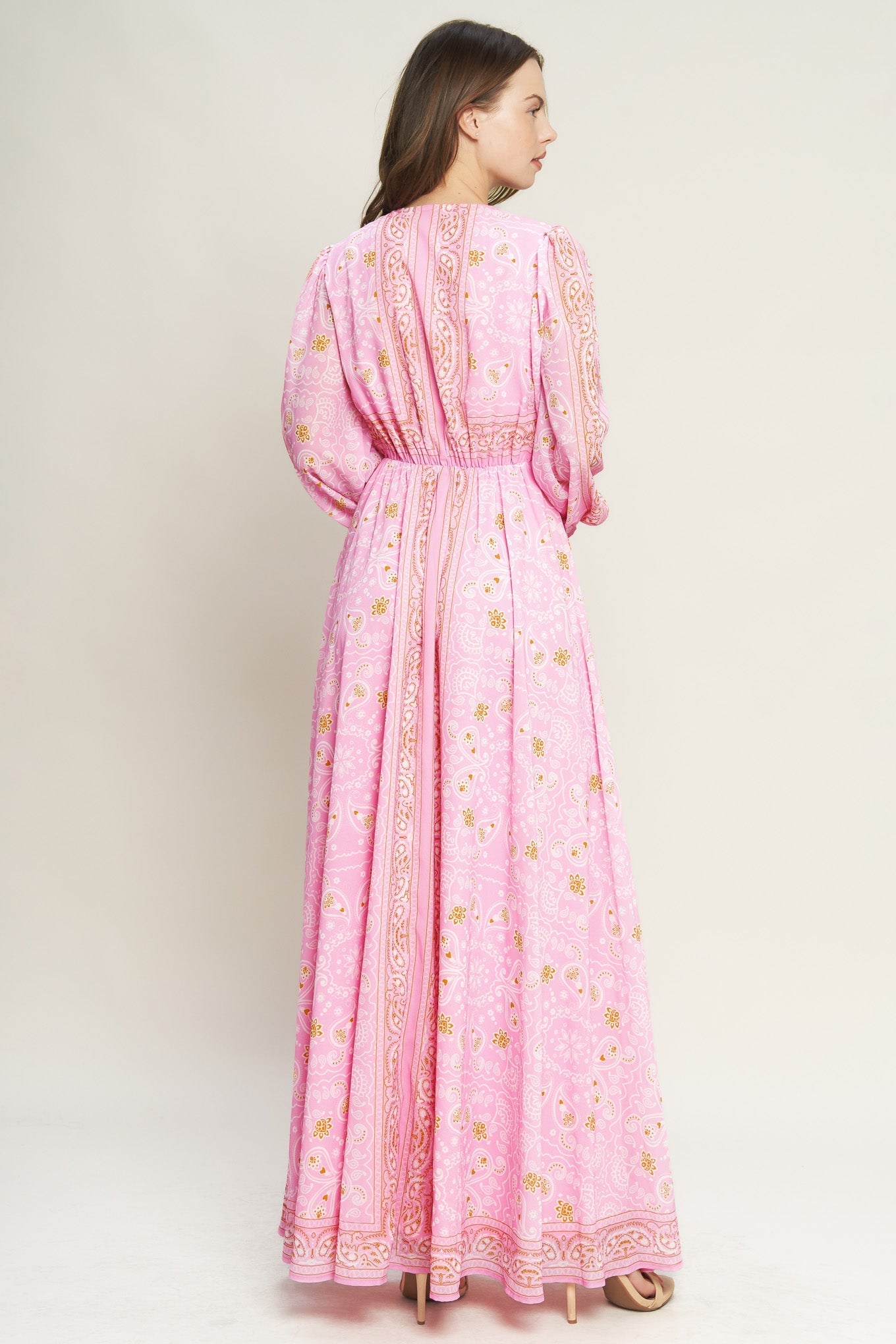 RIPPLES OF TIME WOVEN MAXI DRESS Flying Tomato