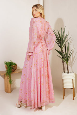 RIPPLES OF TIME WOVEN MAXI DRESS - By Baano