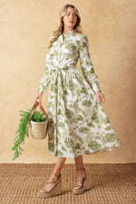 WANT YOU AROUND WOVEN MIDI DRESS - By Baano