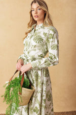 WANT YOU AROUND WOVEN MIDI DRESS - By Baano