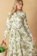 WANT YOU AROUND WOVEN MIDI DRESS - By Baano