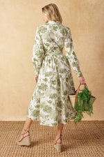 WANT YOU AROUND WOVEN MIDI DRESS - By Baano