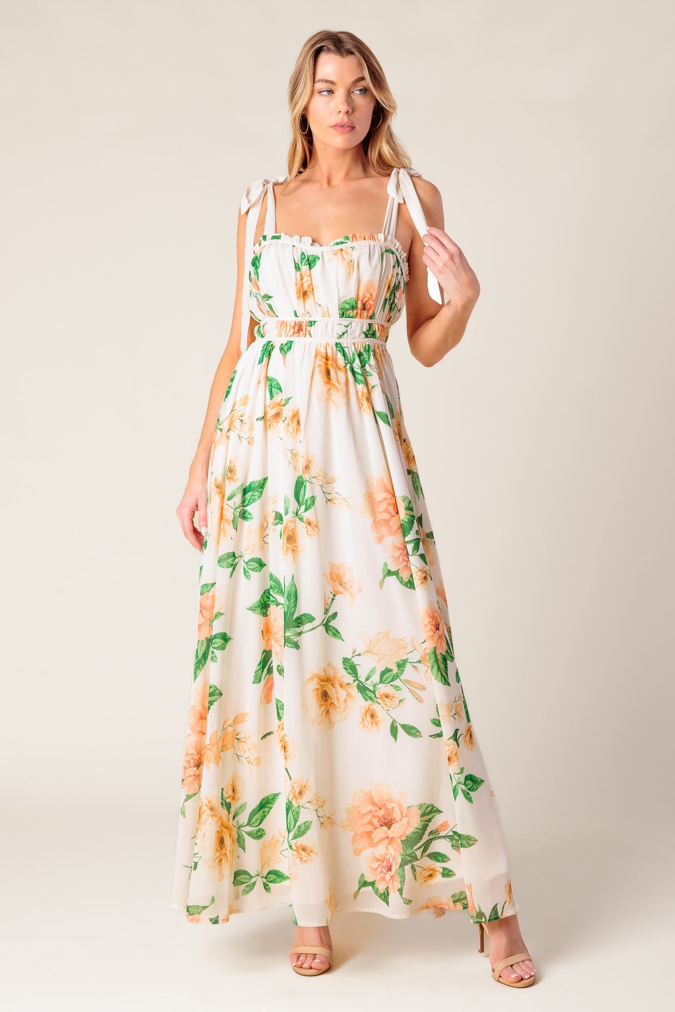 A PERFECT MATCH WOVEN MAXI DRESS - By Baano