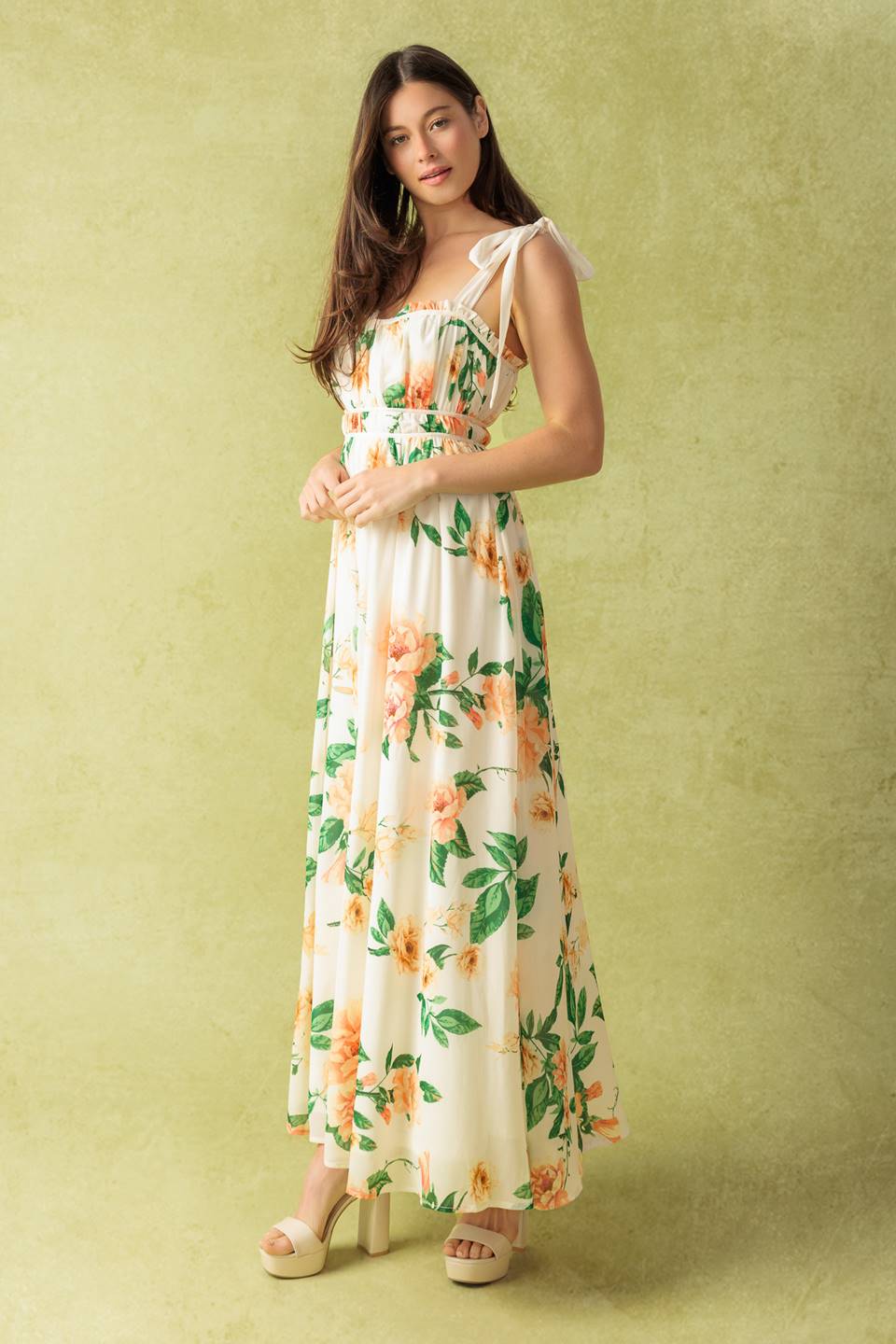 A PERFECT MATCH WOVEN MAXI DRESS - By Baano