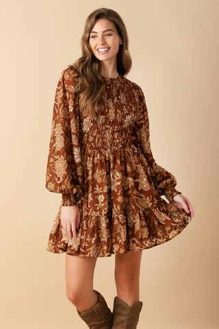 SWEET REMINISCENCE WOVEN MINI DRESS - By Baano