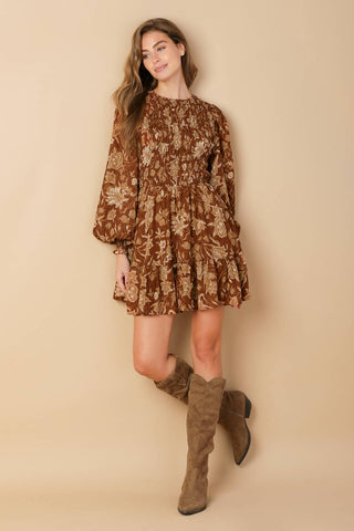 SWEET REMINISCENCE WOVEN MINI DRESS - By Baano