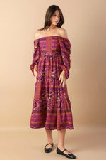 MELLOW MOMENTS WOVEN MIDI DRESS - By Baano