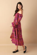 MELLOW MOMENTS WOVEN MIDI DRESS - By Baano