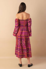 MELLOW MOMENTS WOVEN MIDI DRESS - By Baano