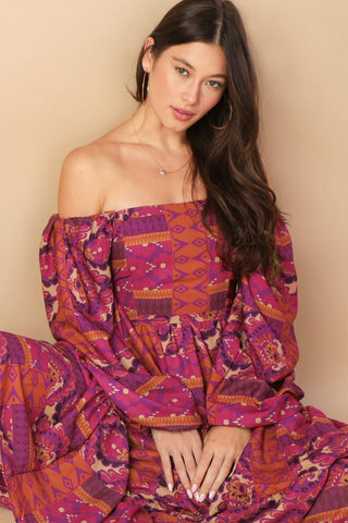 MELLOW MOMENTS WOVEN MIDI DRESS - By Baano