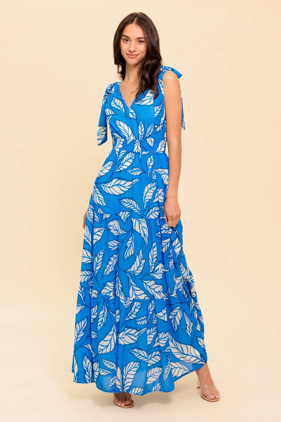 MAKING PROMISES WOVEN MAXI DRESS - By Baano