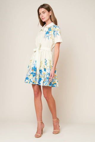 ALWAYS REMARKABLE WOVEN MINI DRESS - By Baano