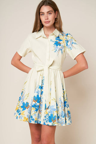 ALWAYS REMARKABLE WOVEN MINI DRESS - By Baano