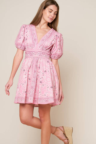 EXCEPTIONALLY PRISTINE WOVEN MINI DRESS - By Baano