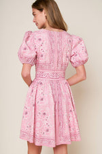 EXCEPTIONALLY PRISTINE WOVEN MINI DRESS - By Baano