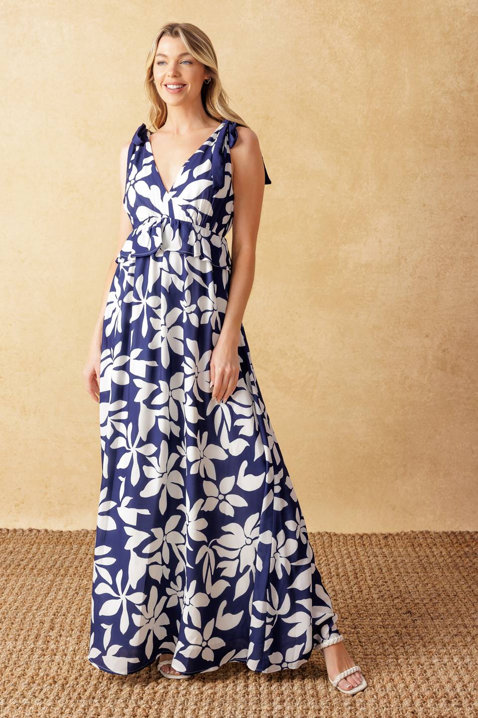 TWILIGHT VENTURE WOVEN MAXI DRESS - By Baano
