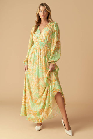 SUNSET SASHAY WOVEN MAXI DRESS - By Baano