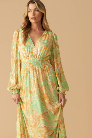 SUNSET SASHAY WOVEN MAXI DRESS - By Baano