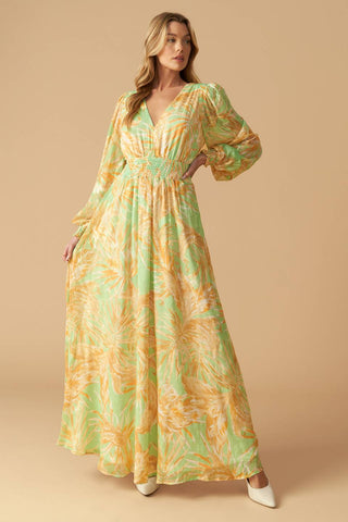 SUNSET SASHAY WOVEN MAXI DRESS - By Baano