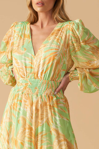 SUNSET SASHAY WOVEN MAXI DRESS - By Baano