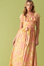 THE ART OF BALANCE WOVEN MIDI DRESS - By Baano