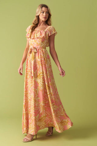 THE ART OF BALANCE WOVEN MIDI DRESS - By Baano