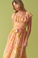 THE ART OF BALANCE WOVEN MIDI DRESS - By Baano