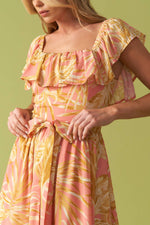 THE ART OF BALANCE WOVEN MIDI DRESS - By Baano