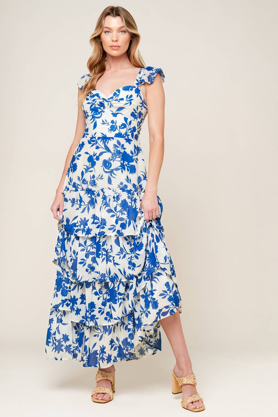 CAPTIVATING PERSONALITY WOVEN MAXI DRESS - By Baano