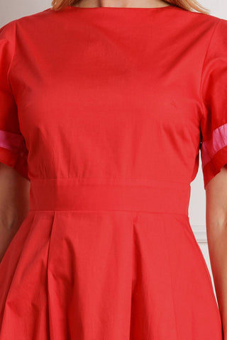 A CRAZY IDEA WOVEN MIDI DRESS - By Baano