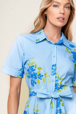 YOURS TO KEEP WOVEN MIDI DRESS Flying Tomato