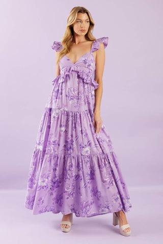 WINDSWEPT WISHES WOVEN MAXI DRESS - By Baano