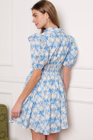 BLOOMING SHORES WOVEN MINI DRESS - By Baano