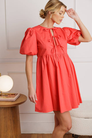 TIMELESS ANYWAYS WOVEN MINI DRESS - By Baano