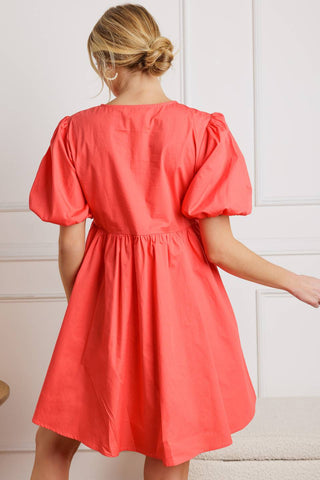 TIMELESS ANYWAYS WOVEN MINI DRESS - By Baano
