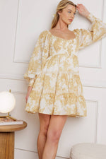 RIGHT THIS WAY WOVEN MINI DRESS Flying Tomato