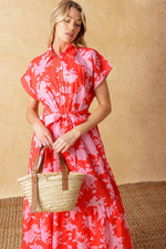 MAKE IT COUNT WOVEN MIDI DRESS - By Baano