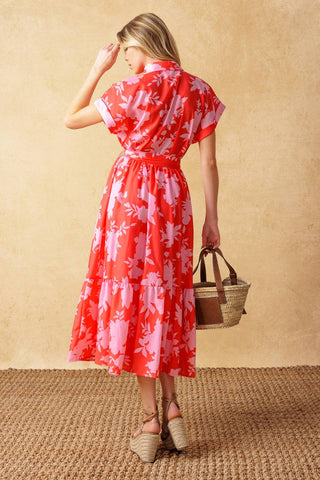 MAKE IT COUNT WOVEN MIDI DRESS - By Baano