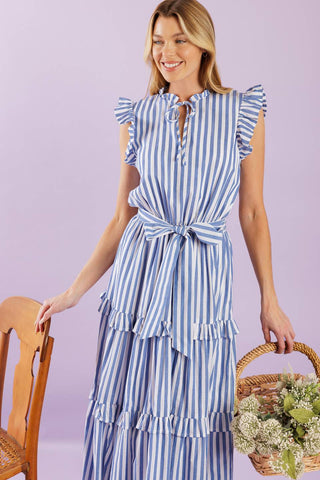 WHEN LIFE GIVES YOU WOVEN MIDI DRESS - By Baano