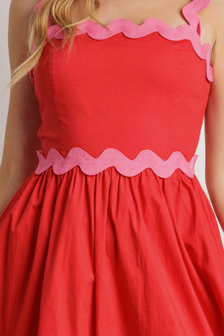 TREAD LIGHTLY WOVEN MIDI DRESS - By Baano