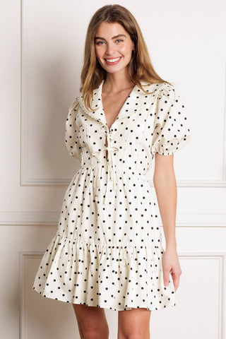 BRIGHTER DAYS WOVEN MINI DRESS - By Baano