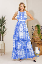 DREAM OF THE FLEET WOVEN MAXI DRESS - By Baano
