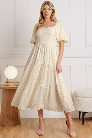BRISK ADVENTURES WOVEN MIDI DRESS - By Baano