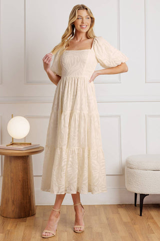BRISK ADVENTURES WOVEN MIDI DRESS - By Baano