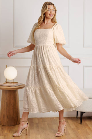 BRISK ADVENTURES WOVEN MIDI DRESS - By Baano