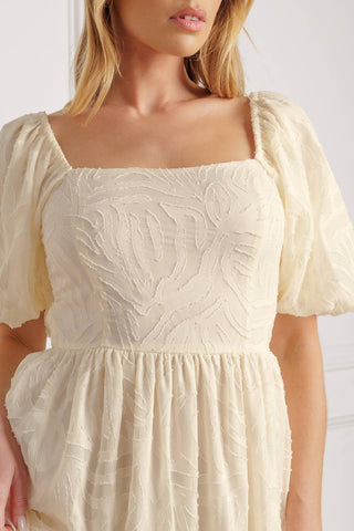 BRISK ADVENTURES WOVEN MIDI DRESS - By Baano