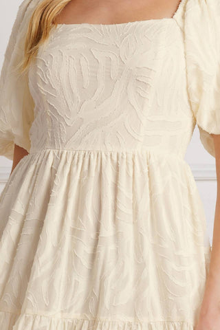 BRISK ADVENTURES WOVEN MIDI DRESS - By Baano